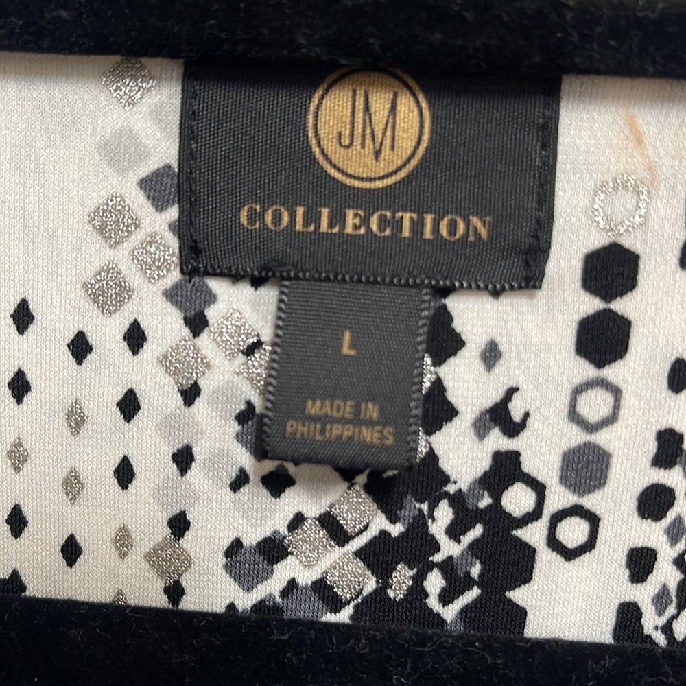 JM Collection Blouse L - Picture 3 of 6